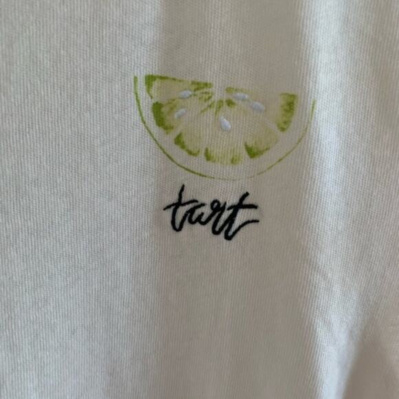 NWT FP We The Free Fruit Medley Lime Tart Tee Graphic Casual Elevated Basic Med - Picture 10 of 11